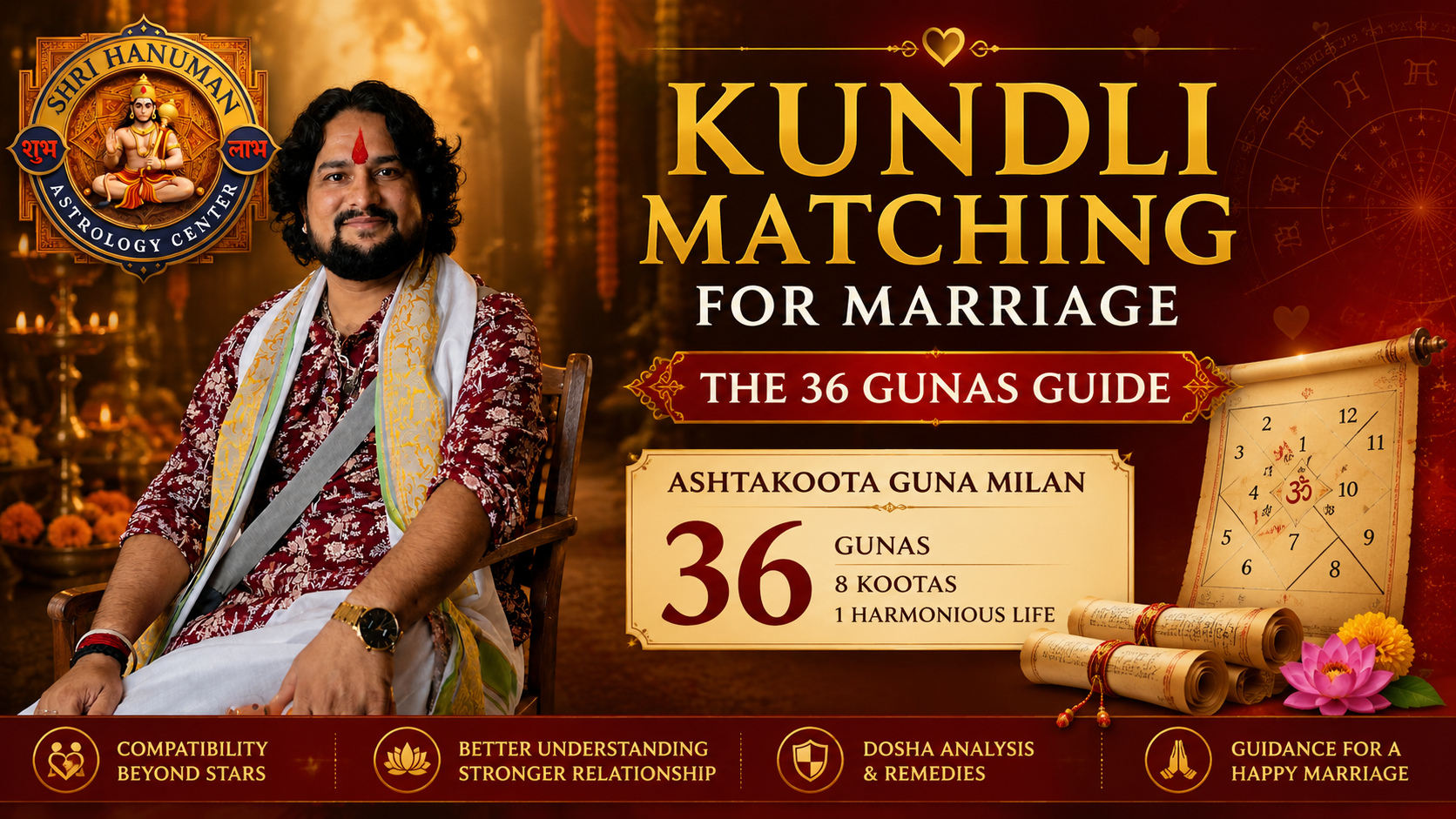 Kundli Matching for Marriage: A Clear Guide to the 36 Gunas